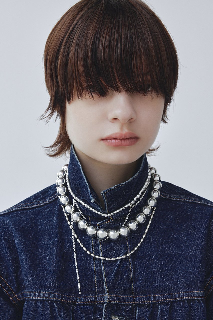 【クイップ クエイント/quip queint】のbowling big ネックレス 人気、トレンドファッション・服の通販 founy(ファニー) 　ファッション　Fashion　レディースファッション　Fashion for Women　ジュエリー　Jewelry　ネックレス　Necklaces & Pendants　おすすめ　Recommended / Our Picks　シルバー　Silver, Metallic Silver　デニム　Denim, Jeans Material　ネックレス　Necklace, Pendant Necklace　バランス　Balance, Style Balance　モダン　Modern, Contemporary　モノトーン　Monotone, Black and White　other-3|ID: prp329100003377184 ipo3291000000035726497