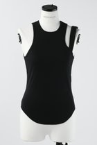 【ナゴンスタンス/nagonstans】のハイゲージフライス CUT OUT T/Tタンクトップ Black|ID: prp329100003379714 ipo3291000000036794782