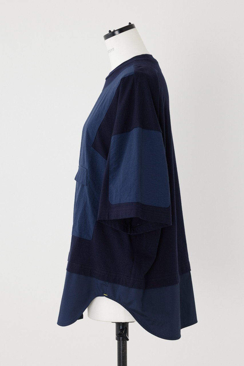 【ナゴンスタンス/nagonstans】のソフト天竺 ベストレイヤードライク T/SH Tシャツ 人気、トレンドファッション・服の通販 founy(ファニー) ファッション Fashion レディースファッション Fashion for Women アウター Coat / Outerwear Collection トップス・カットソー Cut & Sew Tops シャツ・ブラウス・オフィスカジュアル Elegant Blouses & Button-Ups ロングTシャツ・Tシャツ Longline T-Shirts & Tees ベスト&ジレ / 重ね着スタイル Vests & Gilets カットソー・ベーシックTシャツ Cut-and-Sewn Tops / Stretch Tees & Basics インナー Innerwear カットソー Cut and Sewn Top ショート Short, Short Length シンプル Simple, Minimal スリーブ Sleeve, Long Sleeve / Short Sleeve ドッキング Docking, Mixed Material ベスト Vest, Waistcoat other-2|ID: prp329100003379717 ipo3291000000036794791