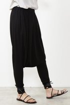 【プレインピープル/PLAIN PEOPLE】のトリアセテートサルエルパンツ ブラック|ID: prp329100003379788 ipo3291000000032921583