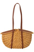 【デイジーリン/DAISY LIN】のBag “Shell Rattan” ナチュラル×ブラウン|ID: prp329100003379815 ipo3291000000032777270