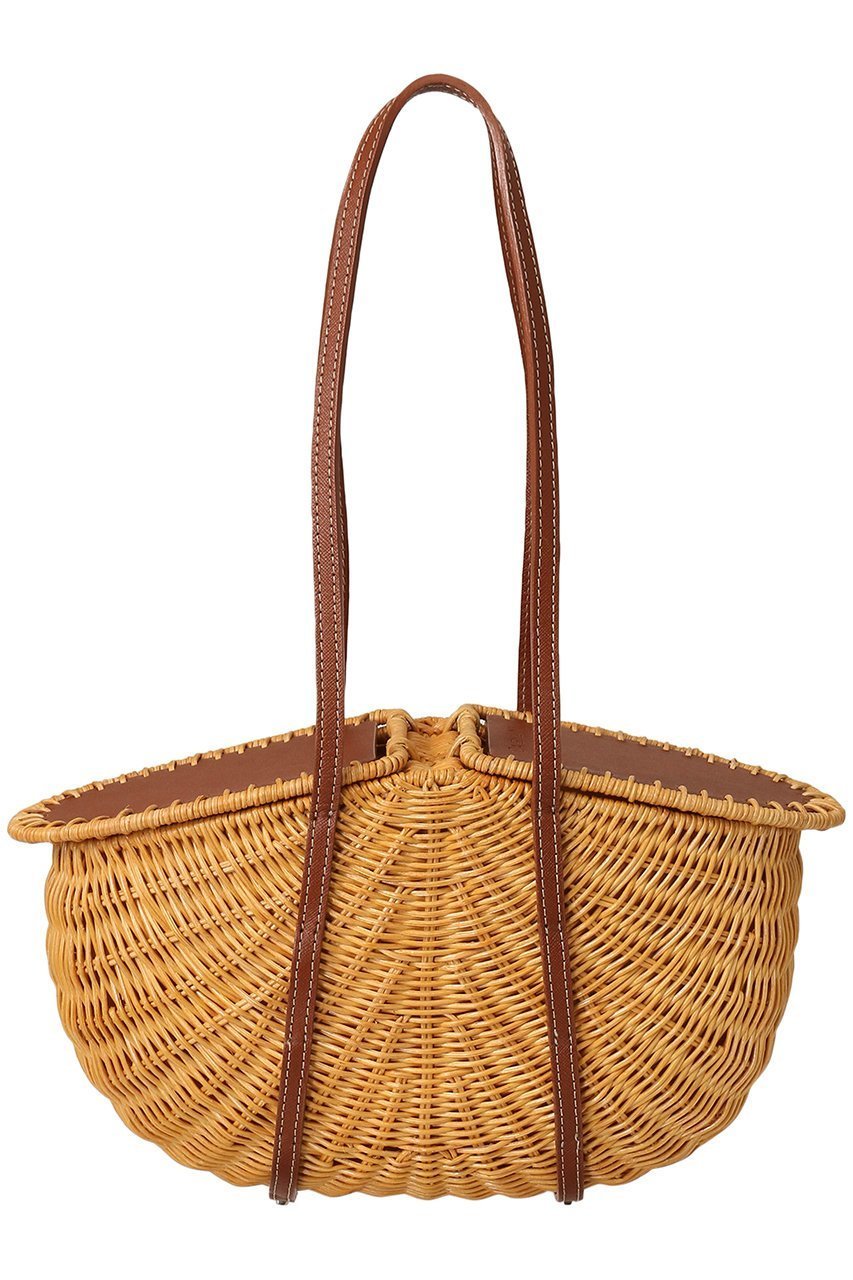 【デイジーリン/DAISY LIN】のBag “Shell Rattan” インテリア・キッズ・メンズ・レディースファッション・服の通販 founy(ファニー) 　ファッション　Fashion　レディースファッション　Fashion for Women　バッグ　Bags　シンプル　Simple, Minimal　フォルム　Silhouette, Form　フラップ　Flap, Flap Pocket　ラップ　Wrap, Wrap Design　人気　Popular, Best Seller　ナチュラル×ブラウン|ID: prp329100003379815 ipo3291000000035873034