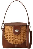 【デイジーリン/DAISY LIN】のBag “Bon Bon Rattan” ナチュラル×ブラウン|ID: prp329100003379816 ipo3291000000032794868