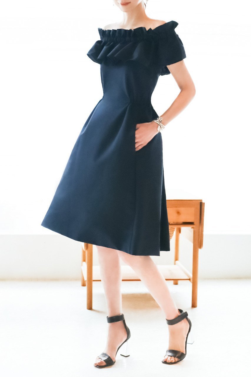 【デイジーリン/DAISY LIN】のDress “Blue Sweet pea” 人気、トレンドファッション・服の通販 founy(ファニー) 　ファッション　Fashion　レディースファッション　Fashion for Women　ワンピース　Dresses　フォーマル・パーティードレス・結婚式用ドレス　Elegant & Casual Dresses　チュニック　Tunic Tops & Dresses　ウォッシャブル　Machine Washable　エレガント 上品　Elegant　ストレッチ　Stretch, Stretchy Fabric　チュニック　Tunic, Long Top　デコルテ　Décolleté, Neckline　フリル　Frill, Ruffle　リゾート　Resort, Vacation Style　人気　Popular, Best Seller　夏　Summer　other-7|ID: prp329100003379834 ipo3291000000032902147