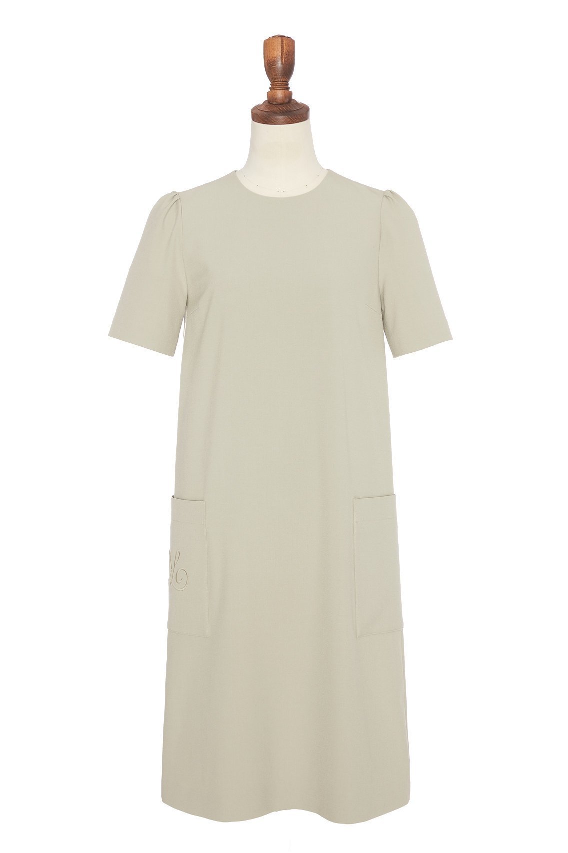 【デイジーリン/DAISY LIN】のDress “Daisy Elegant Sleeve” インテリア・キッズ・メンズ・レディースファッション・服の通販 founy(ファニー) 　ファッション　Fashion　レディースファッション　WOMEN　ワンピース　Dress　ドレス　Party Dresses　チュニック　Tunic　ウォッシャブル　Washable　ジュエリー　Jewelry　スタイリッシュ　Stylish　チュニック　Tunic　ドレス　Dress　定番　Standard　パッチ　Patch　ボックス　Box　ポケット　Pocket　エレガント 上品　Elegant　セレモニー　Ceremony　NEW・新作・新着・新入荷　New Arrivals　ビジネス 仕事 通勤　Business　デイジーベージュ|ID: prp329100003379836 ipo3291000000029307171