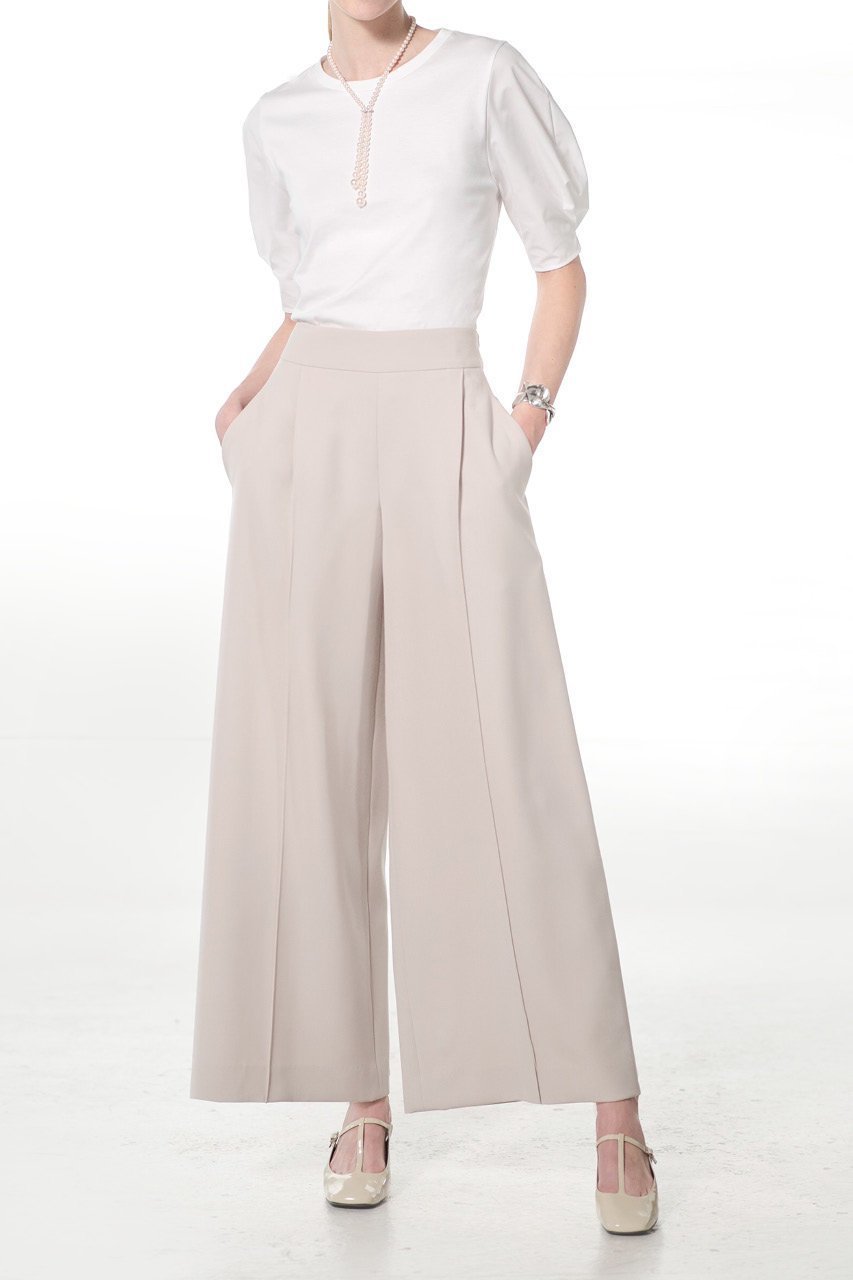 【デイジーリン/DAISY LIN】のASHINAGA PANTS 人気、トレンドファッション・服の通販 founy(ファニー) 　ファッション　Fashion　レディースファッション　Fashion for Women　パンツ　Pants & Trousers　なめらか　Smooth, Silky Texture　ウォッシャブル　Machine Washable　スタイリッシュ　Stylish, Fashionable　センター　Center, Center Line　フロント　Front, Front Design　ワイド　Wide, Wide Fit　再入荷　Restock / Back in Stock　other-6|ID: prp329100003379844 ipo3291000000035394652