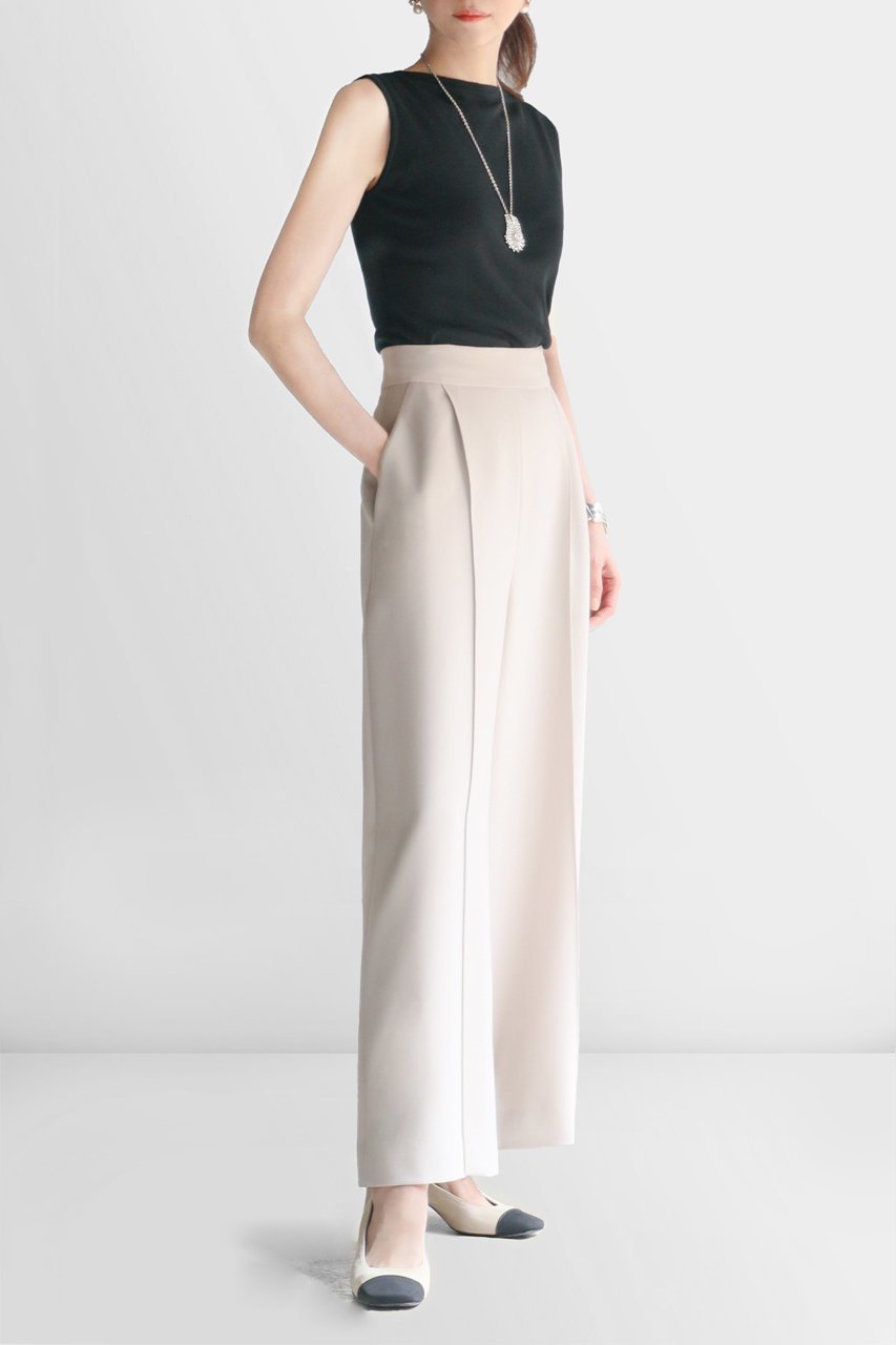 【デイジーリン/DAISY LIN】のASHINAGA PANTS 人気、トレンドファッション・服の通販 founy(ファニー) 　ファッション　Fashion　レディースファッション　Fashion for Women　パンツ　Pants & Trousers　なめらか　Smooth, Silky Texture　ウォッシャブル　Machine Washable　スタイリッシュ　Stylish, Fashionable　センター　Center, Center Line　フロント　Front, Front Design　ワイド　Wide, Wide Fit　再入荷　Restock / Back in Stock　other-7|ID: prp329100003379844 ipo3291000000035394654