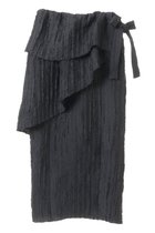 【マルティニーク/martinique】の【CURRENTAGE】レイヤーロングスカート 人気、トレンドファッション・服の通販 founy(ファニー) ファッション Fashion レディースファッション WOMEN スカート Skirt ロングスカート Long Skirt インド ショルダー フリル プリーツ ロング thumbnail ブラック|ID: prp329100003381899 ipo3291000000022474200