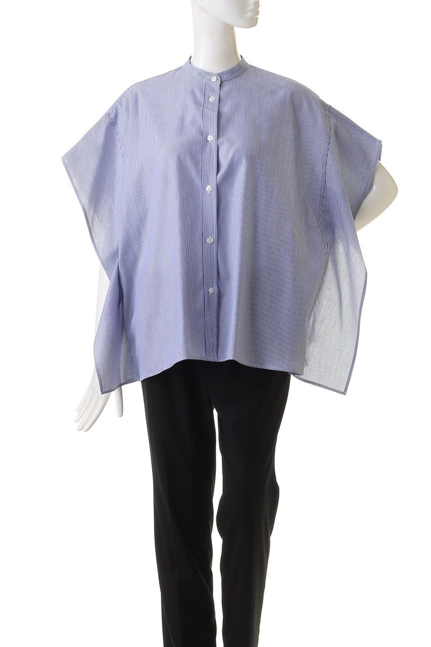 【クラネ/CLANE】のSTAND COLLAR WIDE BOX SHIRT シャツ/ブラウス 人気、トレンドファッション・服の通販 founy(ファニー) 　ファッション　Fashion　レディースファッション　WOMEN　トップス・カットソー　Tops/Tshirt　シャツ/ブラウス　Shirts/Blouses　おすすめ　Recommend　ショート　Short　スリーブ　Sleeve　フリル　Frills　ボックス　Box　ポンチョ　Poncho　マキシ　Maxi　other-2|ID: prp329100003381915 ipo3291000000031406394
