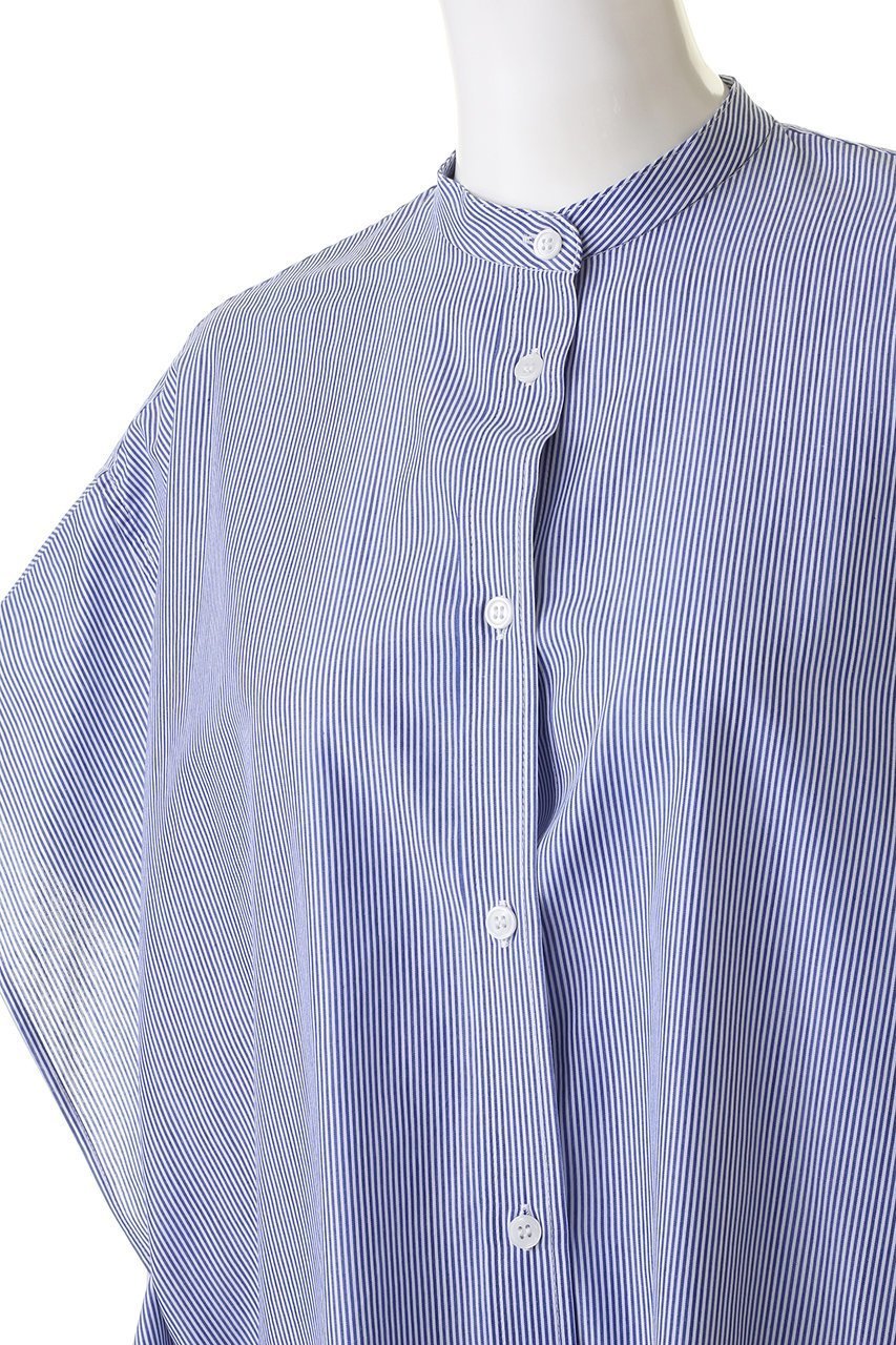 【クラネ/CLANE】のSTAND COLLAR WIDE BOX SHIRT シャツ/ブラウス 人気、トレンドファッション・服の通販 founy(ファニー) 　ファッション　Fashion　レディースファッション　WOMEN　トップス・カットソー　Tops/Tshirt　シャツ/ブラウス　Shirts/Blouses　おすすめ　Recommend　ショート　Short　スリーブ　Sleeve　フリル　Frills　ボックス　Box　ポンチョ　Poncho　マキシ　Maxi　other-5|ID: prp329100003381915 ipo3291000000031406400