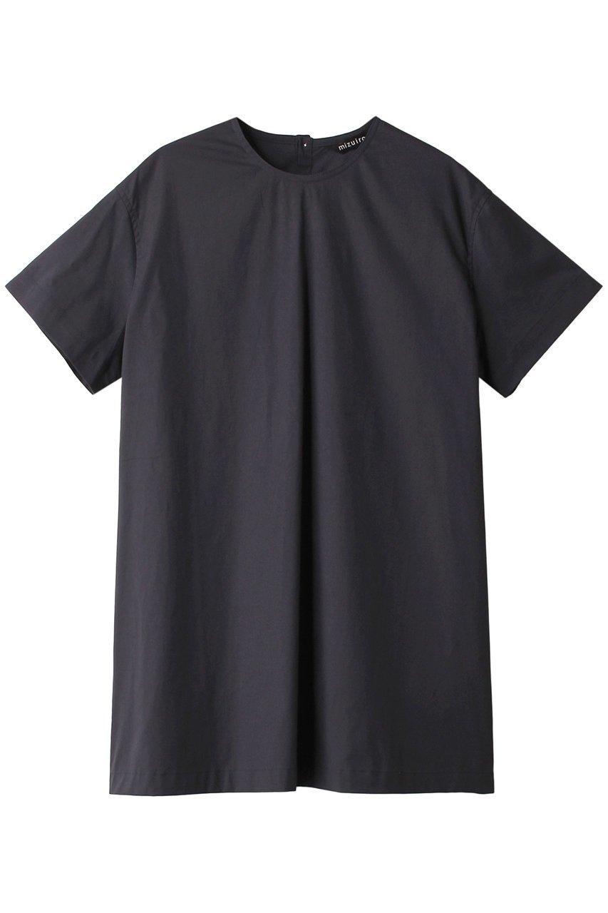 【ミズイロ インド/mizuiro ind】のcrew neck tunic チュニック インテリア・キッズ・メンズ・レディースファッション・服の通販 founy(ファニー) 　ファッション　Fashion　レディースファッション　Fashion for Women　ワンピース　Dresses　チュニック　Tunic Tops & Dresses　シンプル　Simple, Minimal　チュニック　Tunic, Long Top　ネイビー|ID: prp329100003381917 ipo3291000000032902250