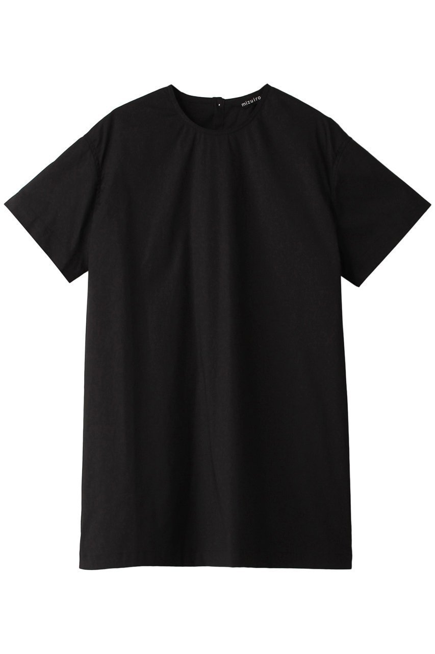 【ミズイロ インド/mizuiro ind】のcrew neck tunic チュニック インテリア・キッズ・メンズ・レディースファッション・服の通販 founy(ファニー) 　ファッション　Fashion　レディースファッション　Fashion for Women　ワンピース　Dresses　チュニック　Tunic Tops & Dresses　シンプル　Simple, Minimal　チュニック　Tunic, Long Top　ブラック|ID: prp329100003381917 ipo3291000000032902253