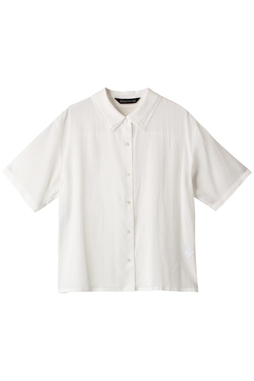 【ミズイロ インド/mizuiro ind】のtriple collar shirt シャツ インテリア・キッズ・メンズ・レディースファッション・服の通販 founy(ファニー) 　ファッション　Fashion　レディースファッション　WOMEN　トップス・カットソー　Tops/Tshirt　シャツ/ブラウス　Shirts/Blouses　ショート　Short　シンプル　Simple　スリーブ　Sleeve　トリプル　Triple　ファブリック　Fabric　夏　Summer　定番　Standard　羽織　Haori　off white|ID: prp329100003388850 ipo3291000000026950089