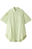 【ミディウミソリッド/MIDIUMISOLID】のhalf slv wide shirt シャツ green|ID:prp329100003388877