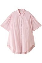 【ミディウミソリッド/MIDIUMISOLID】のhalf slv wide shirt シャツ pink|ID:prp329100003388877