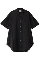 【ミディウミソリッド/MIDIUMISOLID】のhalf slv wide shirt シャツ black|ID:prp329100003388877