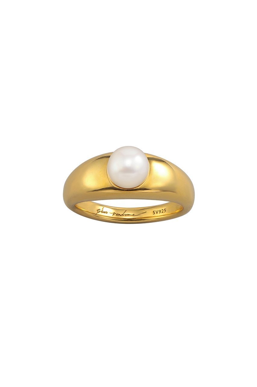 【プラス ヴァンドーム/Plus Vendome】のPEARL 1粒リング 人気、トレンドファッション・服の通販 founy(ファニー) 　ファッション　Fashion　レディースファッション　Fashion for Women　ジュエリー　Jewelry　イエロー　Yellow　コーティング　Coating, Coated Finish　パール　Pearl, Pearl Accent　メタル　Metal, Metal Parts　 other-1|ID: prp329100003392217 ipo3291000000035761184