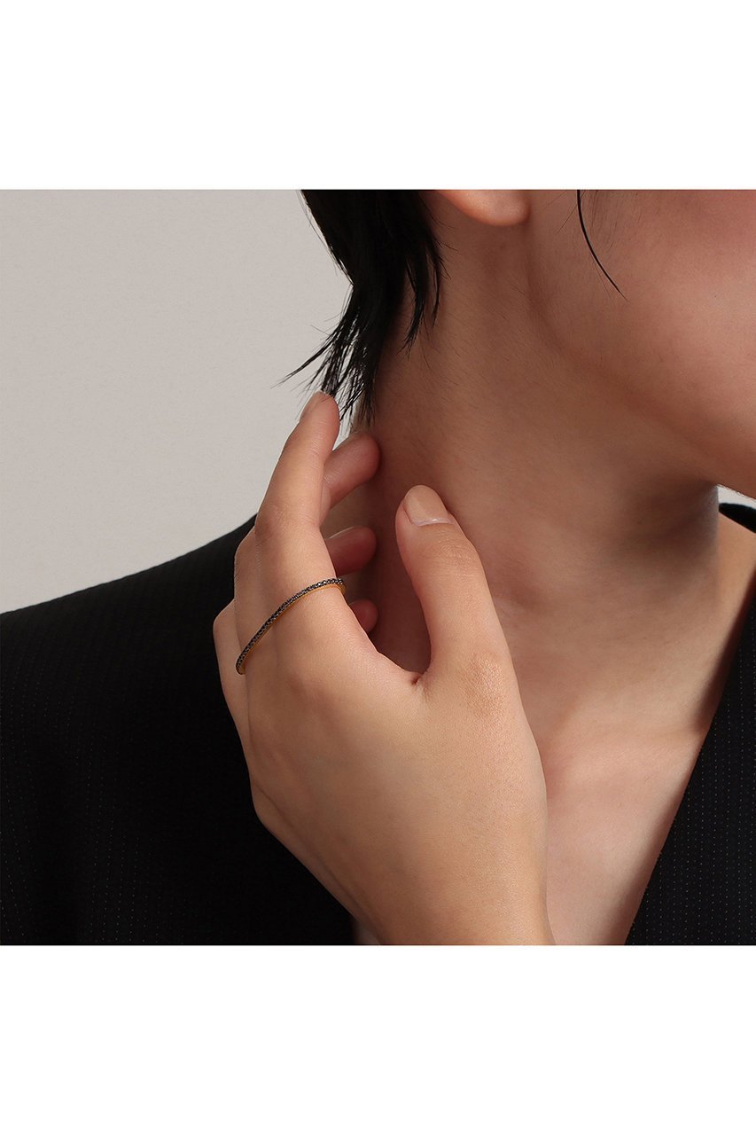 【プラス ヴァンドーム/Plus Vendome】のFINELINETATOO ジルコニア ダブル フィンガー リング 人気、トレンドファッション・服の通販 founy(ファニー) 　ファッション　Fashion　レディースファッション　Fashion for Women　ジュエリー　Jewelry　イエロー　Yellow　コーティング　Coating, Coated Finish　シンプル　Simple, Minimal　ダブル　Double, Double-Breasted　other-2|ID: prp329100003392220 ipo3291000000035761197