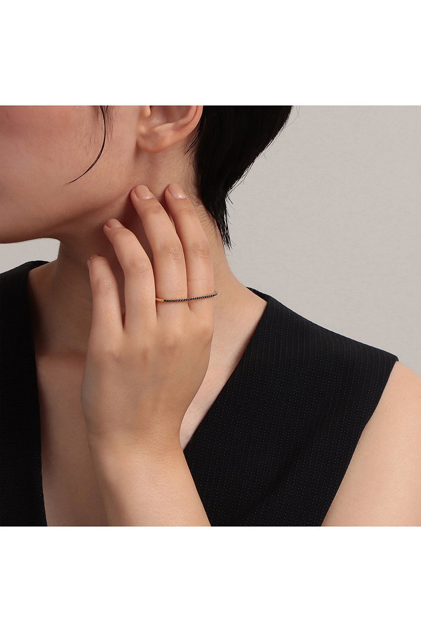 【プラス ヴァンドーム/Plus Vendome】のFINELINETATOO ジルコニア ダブル フィンガー リング 人気、トレンドファッション・服の通販 founy(ファニー) 　ファッション　Fashion　レディースファッション　Fashion for Women　ジュエリー　Jewelry　イエロー　Yellow　コーティング　Coating, Coated Finish　シンプル　Simple, Minimal　ダブル　Double, Double-Breasted　other-5|ID: prp329100003392220 ipo3291000000035761200