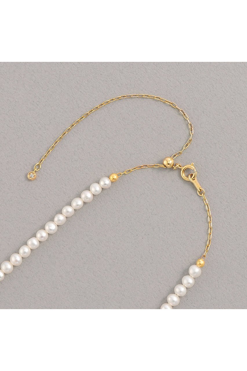 【プラス ヴァンドーム/Plus Vendome】のPEARL ネックレス(4-4.5mmパール) 人気、トレンドファッション・服の通販 founy(ファニー) 　ファッション　Fashion　レディースファッション　WOMEN　ジュエリー　Jewelry　ネックレス　Necklaces　イエロー　Yellow　コーティング　Coating　ジャケット　Jacket　ダイヤモンド　Diamond　チェーン　Chain　ネックレス　Necklace　パール　Pearl　エレガント 上品　Elegant　other-4|ID: prp329100003392229 ipo3291000000031383941
