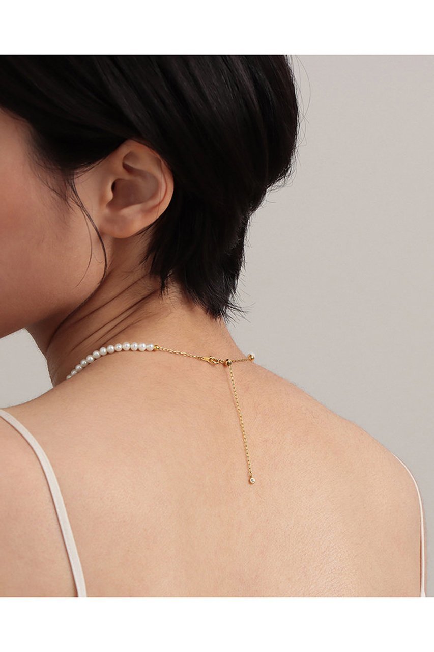 【プラス ヴァンドーム/Plus Vendome】のPEARL ネックレス(4-4.5mmパール) 人気、トレンドファッション・服の通販 founy(ファニー) 　ファッション　Fashion　レディースファッション　Fashion for Women　ジュエリー　Jewelry　ネックレス　Necklaces & Pendants　イエロー　Yellow　コーティング　Coating, Coated Finish　ジャケット　Jacket, Outerwear　ダイヤモンド　Diamond, Brilliant Cut　チェーン　Chain, Chain Strap　ネックレス　Necklace, Pendant Necklace　パール　Pearl, Pearl Accent　エレガント 上品　Elegant　other-8|ID: prp329100003392229 ipo3291000000032377351