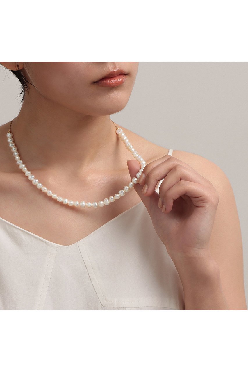 【プラス ヴァンドーム/Plus Vendome】のPEARL ネックレス(6-7mmパール) 人気、トレンドファッション・服の通販 founy(ファニー) 　ファッション　Fashion　レディースファッション　Fashion for Women　ジュエリー　Jewelry　ネックレス　Necklaces & Pendants　イエロー　Yellow　コーティング　Coating, Coated Finish　ジャケット　Jacket, Outerwear　ダイヤモンド　Diamond, Brilliant Cut　チェーン　Chain, Chain Strap　ネックレス　Necklace, Pendant Necklace　パール　Pearl, Pearl Accent　再入荷　Restock / Back in Stock　other-2|ID: prp329100003392230 ipo3291000000035743089