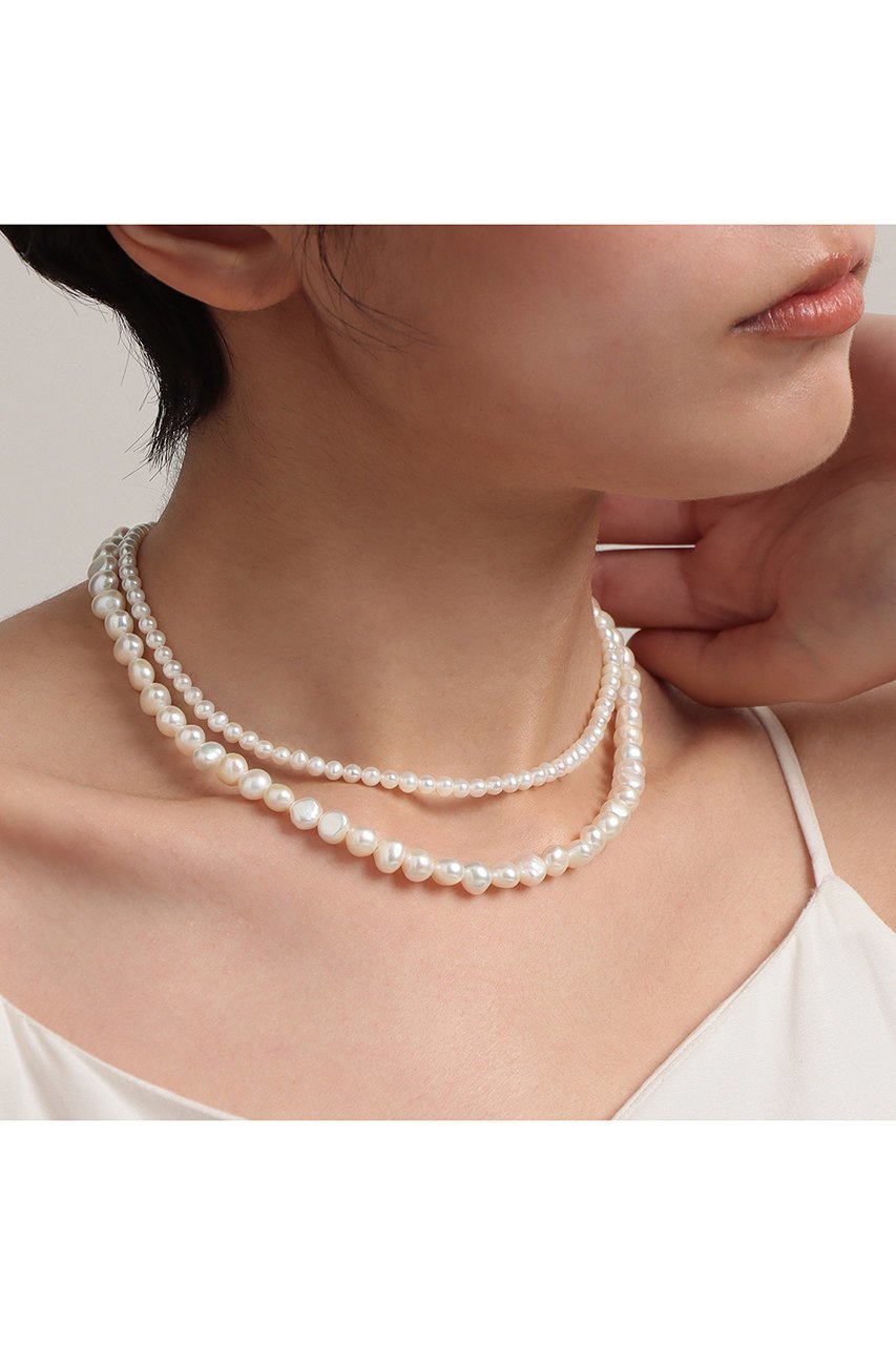 【プラス ヴァンドーム/Plus Vendome】のPEARL ネックレス(6-7mmパール) 人気、トレンドファッション・服の通販 founy(ファニー) 　ファッション　Fashion　レディースファッション　Fashion for Women　ジュエリー　Jewelry　ネックレス　Necklaces & Pendants　イエロー　Yellow　コーティング　Coating, Coated Finish　ジャケット　Jacket, Outerwear　ダイヤモンド　Diamond, Brilliant Cut　チェーン　Chain, Chain Strap　ネックレス　Necklace, Pendant Necklace　パール　Pearl, Pearl Accent　再入荷　Restock / Back in Stock　other-7|ID: prp329100003392230 ipo3291000000035743100