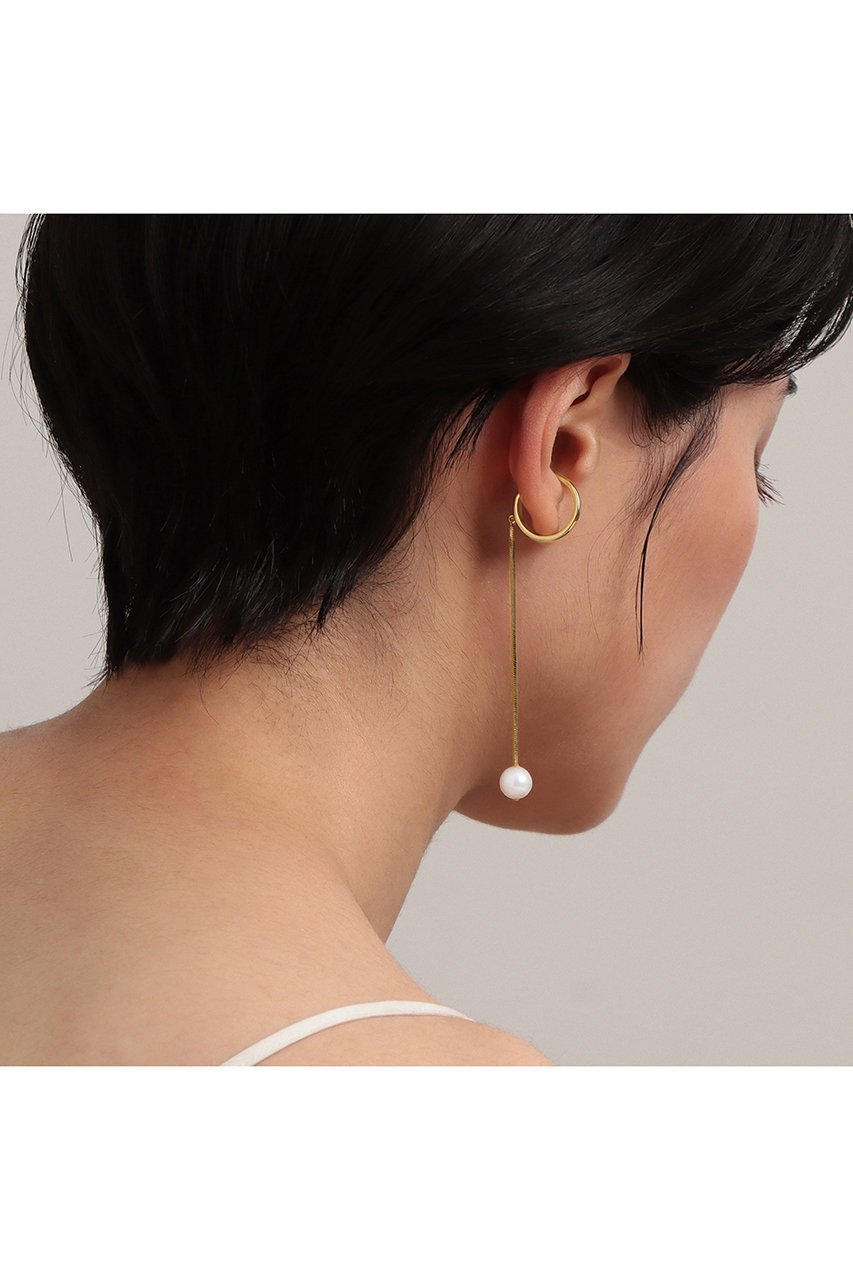 【プラス ヴァンドーム/Plus Vendome】のPEARL チェーン イヤーカフ(片耳用) 人気、トレンドファッション・服の通販 founy(ファニー) 　ファッション　Fashion　レディースファッション　Fashion for Women　ジュエリー　Jewelry　ファッションリング　Fashion Rings　イヤリング・フープ・ドロップタイプ　Hoop, Drop & Clip Earrings　イエロー　Yellow　イヤリング　Earrings　イヤーカフ　Ear Cuffs　コーティング　Coating, Coated Finish　チェーン　Chain, Chain Strap　パール　Pearl, Pearl Accent　メタル　Metal, Metal Parts　ロング　Long, Long-Length　片耳　One-Ear, Single Earring　other-4|ID: prp329100003392234 ipo3291000000031446711
