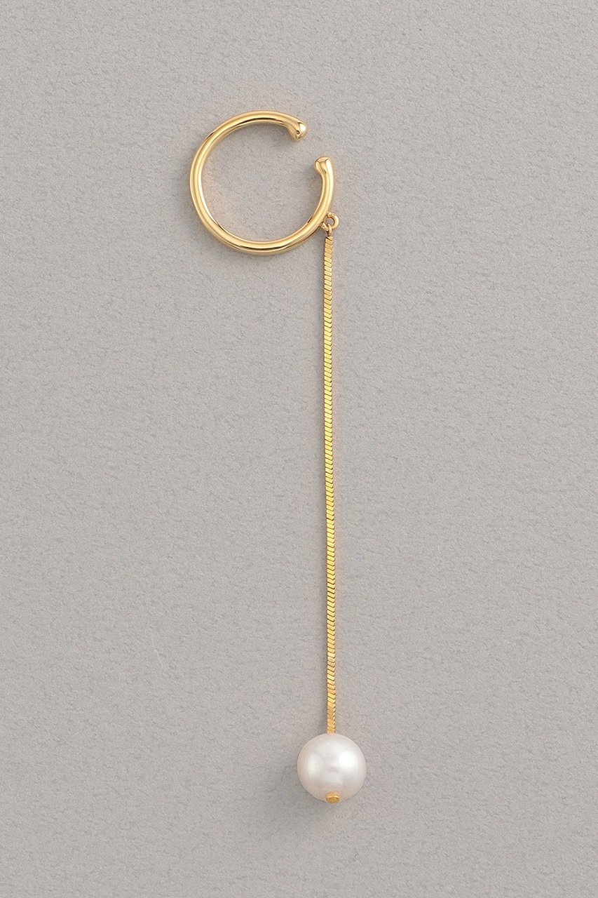 【プラス ヴァンドーム/Plus Vendome】のPEARL チェーン イヤーカフ(片耳用) 人気、トレンドファッション・服の通販 founy(ファニー) 　ファッション　Fashion　レディースファッション　Fashion for Women　ジュエリー　Jewelry　ファッションリング　Fashion Rings　イヤリング・フープ・ドロップタイプ　Hoop, Drop & Clip Earrings　イエロー　Yellow　イヤリング　Earrings　イヤーカフ　Ear Cuffs　コーティング　Coating, Coated Finish　チェーン　Chain, Chain Strap　パール　Pearl, Pearl Accent　メタル　Metal, Metal Parts　ロング　Long, Long-Length　片耳　One-Ear, Single Earring　other-5|ID: prp329100003392234 ipo3291000000031446713