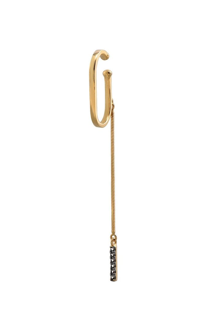 【プラス ヴァンドーム/Plus Vendome】のFINELINETATOO ジルコニア チェーン イヤーカフ(片耳用) インテリア・キッズ・メンズ・レディースファッション・服の通販 founy(ファニー) https://founy.com/ ファッション Fashion レディースファッション Fashion for Women ジュエリー Jewelry ファッションリング Fashion Rings イヤリング・フープ・ドロップタイプ Hoop, Drop & Clip Earrings イエロー Yellow イヤリング Earrings イヤーカフ Ear Cuffs コーティング Coating, Coated Finish シンプル Simple, Minimal スタイリッシュ Stylish, Fashionable チェーン Chain, Chain Strap メタル Metal, Metal Parts モダン Modern, Contemporary ロング Long, Long-Length 片耳 One-Ear, Single Earring |ID: prp329100003392239 ipo3291000000035761737