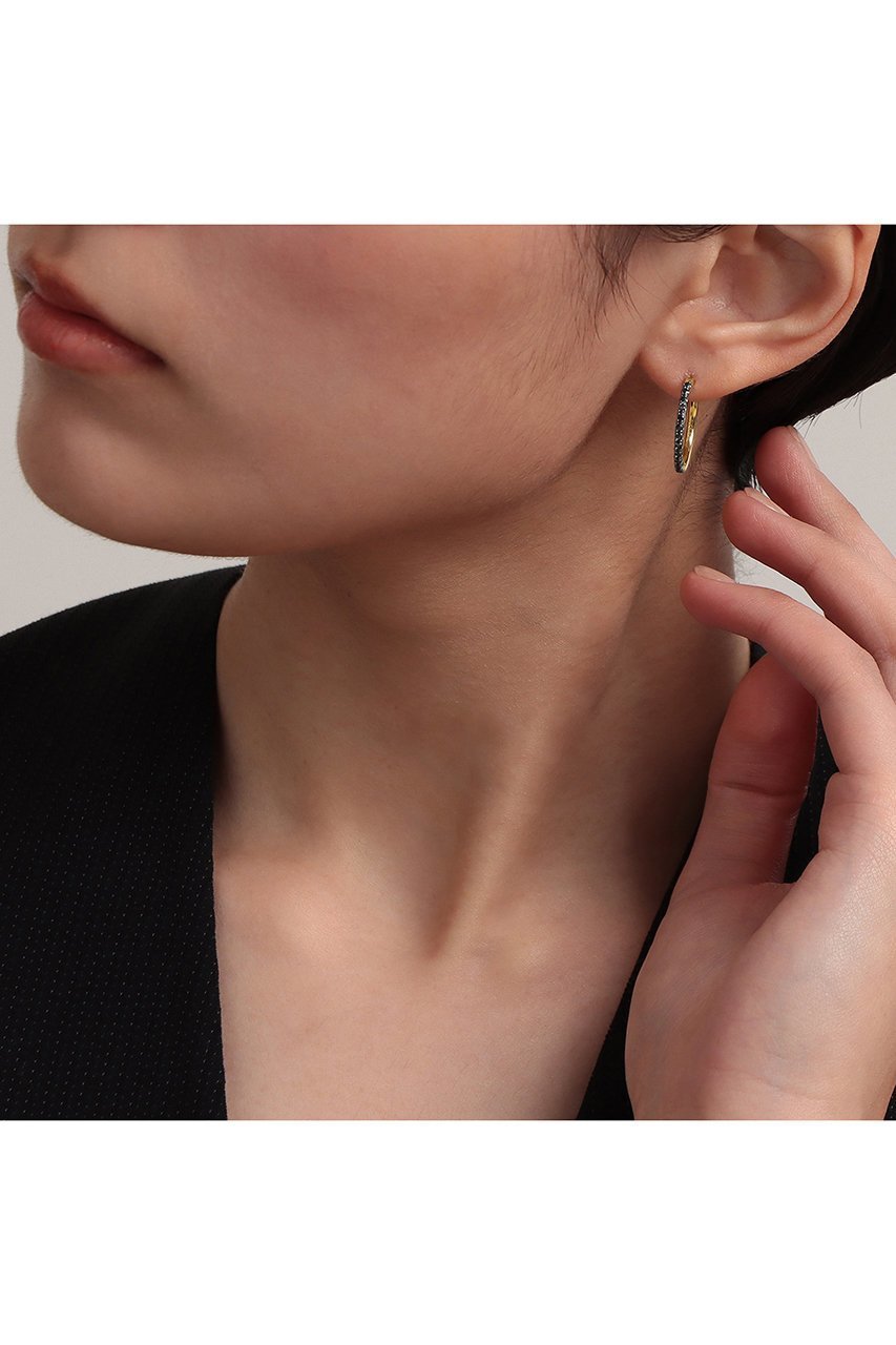 【プラス ヴァンドーム/Plus Vendome】のFINELINETATOO 02 ジルコニア フープピアス 人気、トレンドファッション・服の通販 founy(ファニー) 　ファッション　Fashion　レディースファッション　Fashion for Women　ジュエリー　Jewelry　ファッションリング　Fashion Rings　イヤリング・フープ・ドロップタイプ　Hoop, Drop & Clip Earrings　イエロー　Yellow　イヤリング　Earrings　コーティング　Coating, Coated Finish　シンプル　Simple, Minimal　スタイリッシュ　Stylish, Fashionable　フィット　Fit, Slim Fit　フープ　Hoop, Hoop Earrings　モダン　Modern, Contemporary　other-2|ID: prp329100003392253 ipo3291000000035758441