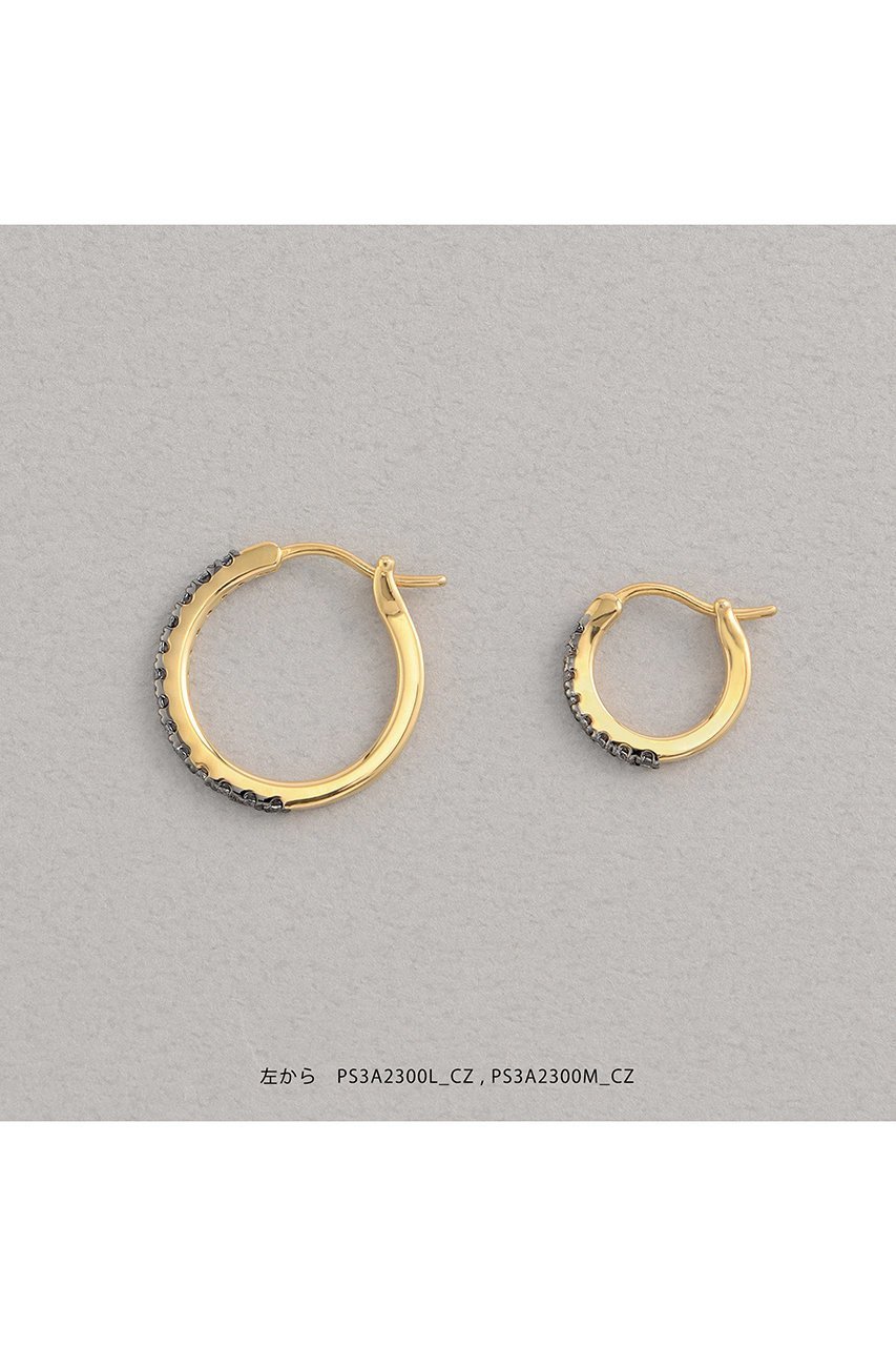 【プラス ヴァンドーム/Plus Vendome】のFINELINETATOO 02 ジルコニア フープピアス 人気、トレンドファッション・服の通販 founy(ファニー) 　ファッション　Fashion　レディースファッション　Fashion for Women　ジュエリー　Jewelry　ファッションリング　Fashion Rings　イヤリング・フープ・ドロップタイプ　Hoop, Drop & Clip Earrings　イエロー　Yellow　イヤリング　Earrings　コーティング　Coating, Coated Finish　シンプル　Simple, Minimal　スタイリッシュ　Stylish, Fashionable　フィット　Fit, Slim Fit　フープ　Hoop, Hoop Earrings　モダン　Modern, Contemporary　other-8|ID: prp329100003392253 ipo3291000000035758447