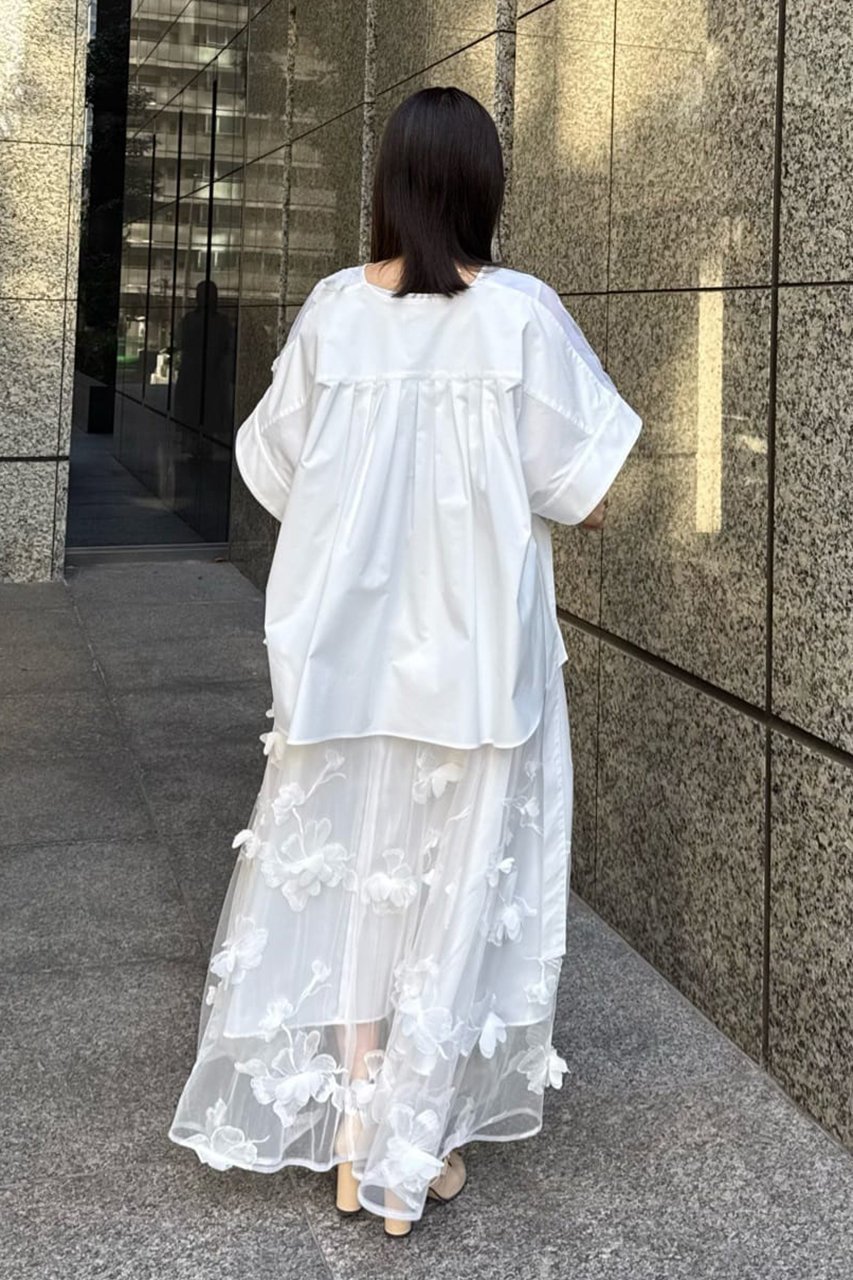 【アドーア/ADORE】の3Dレーススカート 人気、トレンドファッション・服の通販 founy(ファニー) 　ファッション　Fashion　レディースファッション　Fashion for Women　スカート　Skirts　ロングスカート　Long Skirts / Maxi & Midi Skirts　エレガント 上品　Elegant　フラワー　Flower, Floral　フレア　Flare, Flared　モチーフ　Motif, Design Theme　レース　Lace, Lace Fabric　ロング　Long, Long-Length　無地　Plain, Solid Color　other-8|ID: prp329100003392273 ipo3291000000032825159