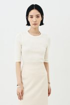 【ザ ストア バイ シー/THE STORE by C】のウォッシャブルシルクリブプルオーバー オフホワイト|ID: prp329100003392298 ipo3291000000032895054