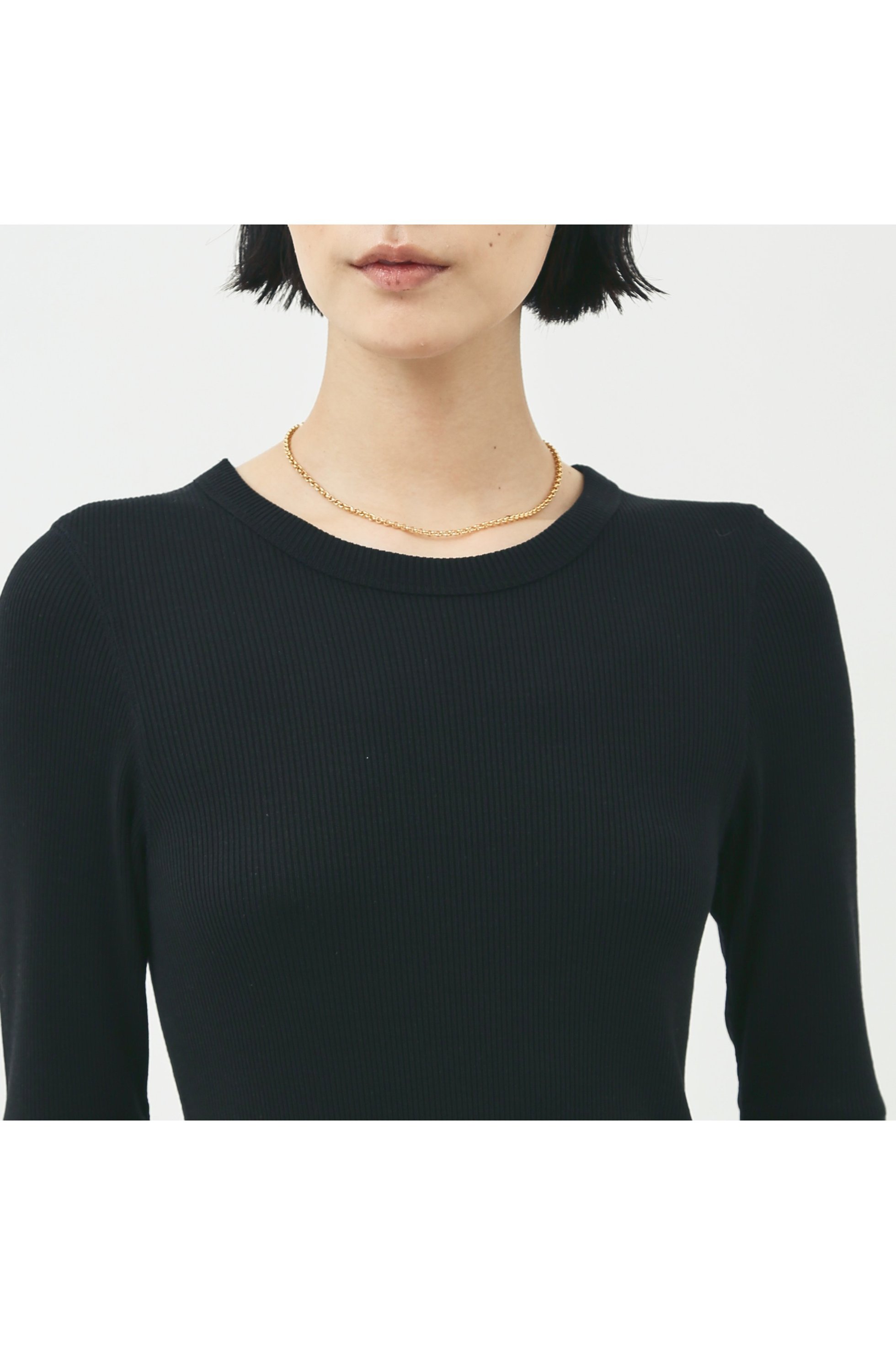 【ザ ストア バイ シー/THE STORE by C】のウォッシャブルシルクリブプルオーバー 人気、トレンドファッション・服の通販 founy(ファニー) 　ファッション　Fashion　レディースファッション　Fashion for Women　トップス・カットソー　Cut & Sew Tops　シャツ・ブラウス・オフィスカジュアル　Elegant Blouses & Button-Ups　ロングTシャツ・Tシャツ　Longline T-Shirts & Tees　カジュアルプルオーバー・ニットトップス　Pullovers & Knit Tops / Casual Pullovers　カットソー・ベーシックTシャツ　Cut-and-Sewn Tops / Stretch Tees & Basics　ウォッシャブル　Machine Washable　ショート　Short, Short Length　シルク　Silk, 100% Silk　スリーブ　Sleeve, Long Sleeve / Short Sleeve　テレコ　Ribbed, Rib Stitch　ホールガーメント　WholeGarment, Seamless Knit　別注　Limited Edition, Custom Order　other-4|ID: prp329100003392298 ipo3291000000032895102