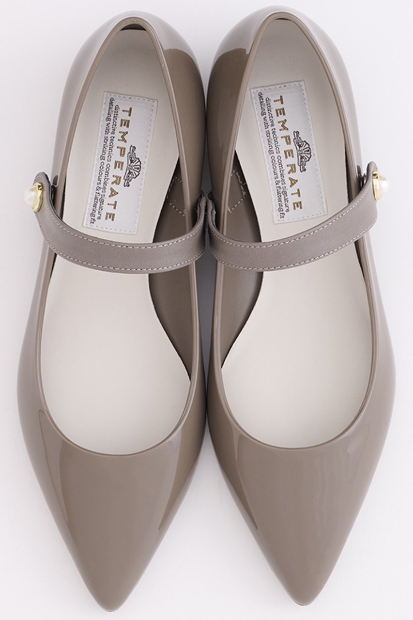 【テンパレイト/TEMPERATE】のCARRIE パールストラップ ポインテッドパンプス(レイン対応) インテリア・キッズ・メンズ・レディースファッション・服の通販 founy(ファニー) 　ファッション　Fashion　レディースファッション　Fashion for Women　おすすめ　Recommended / Our Picks　インソール　Shoe Insole　エレガント 上品　Elegant　シューズ　Shoes, Footwear　ストラップパンプス　Strap Pumps, Strappy Heels　パール　Pearl, Pearl Accent　ラップ　Wrap, Wrap Design　ラバー　Rubber, Rubber Sole　レイン　Rain, Rainproof　人気　Popular, Best Seller　GREY|ID: prp329100003392310 ipo3291000000035566943