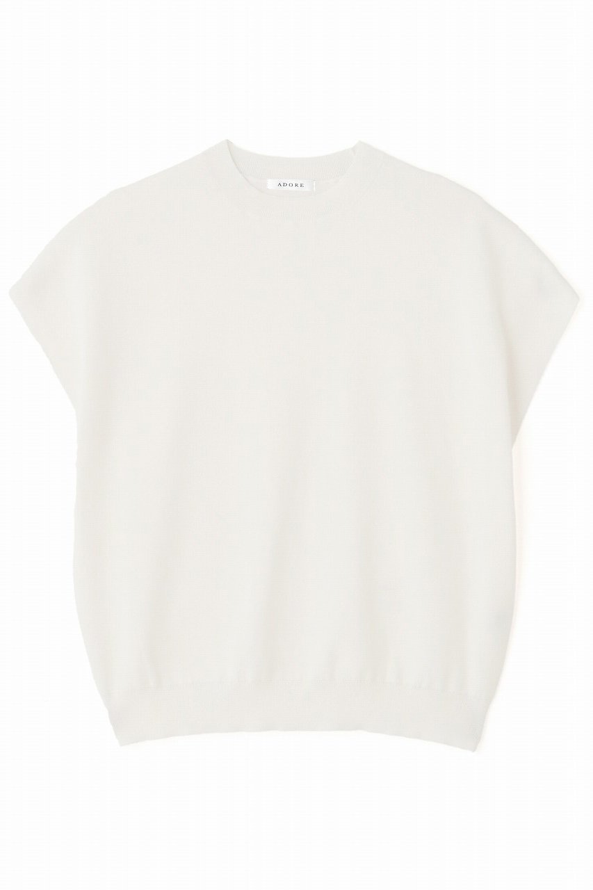 【アドーア/ADORE】のドライタッチアセテートニット 人気、トレンドファッション・服の通販 founy(ファニー) 　ファッション　Fashion　レディースファッション　Fashion for Women　トップス・カットソー　Cut & Sew Tops　ニット　Knit Tops & Sweaters　カジュアルプルオーバー・ニットトップス　Pullovers & Knit Tops / Casual Pullovers　2025年　2025　2025春夏・S/S　Spring/Summer 2025 SS25　シンプル　Simple, Minimal　スリーブ　Sleeve, Long Sleeve / Short Sleeve　フォルム　Silhouette, Form　ボトム　Bottoms, Lower Wear　夏　Summer　春　Spring　S/S・春夏　SS, Spring/Summer, Warm Season　 other-1|ID: prp329100003393136 ipo3291000000032812702