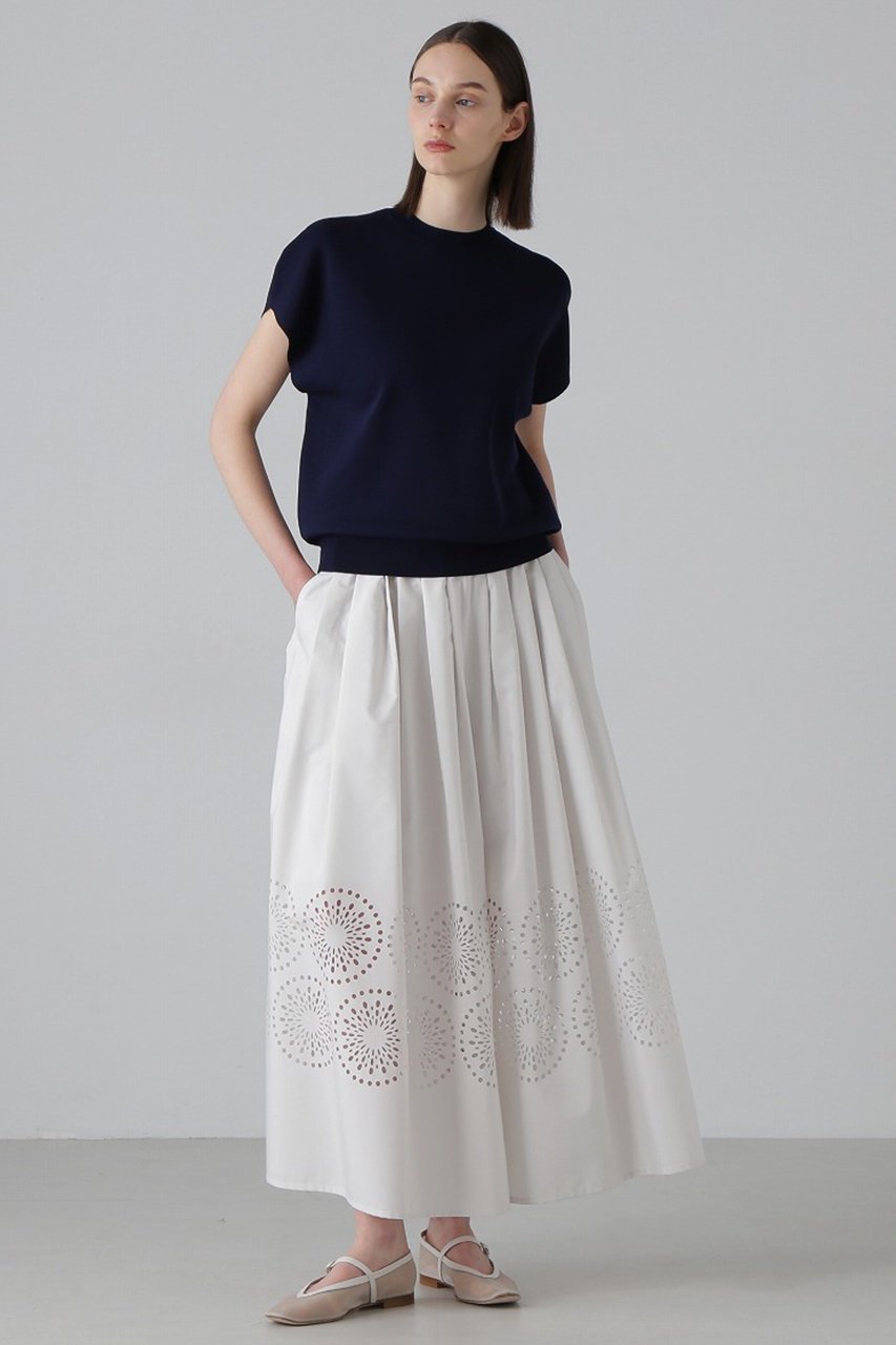 【アドーア/ADORE】のドライタッチアセテートニット 人気、トレンドファッション・服の通販 founy(ファニー) 　ファッション　Fashion　レディースファッション　Fashion for Women　トップス・カットソー　Cut & Sew Tops　ニット　Knit Tops & Sweaters　カジュアルプルオーバー・ニットトップス　Pullovers & Knit Tops / Casual Pullovers　2025年　2025　2025春夏・S/S　Spring/Summer 2025 SS25　シンプル　Simple, Minimal　スリーブ　Sleeve, Long Sleeve / Short Sleeve　フォルム　Silhouette, Form　ボトム　Bottoms, Lower Wear　夏　Summer　春　Spring　S/S・春夏　SS, Spring/Summer, Warm Season　other-2|ID: prp329100003393136 ipo3291000000035700995