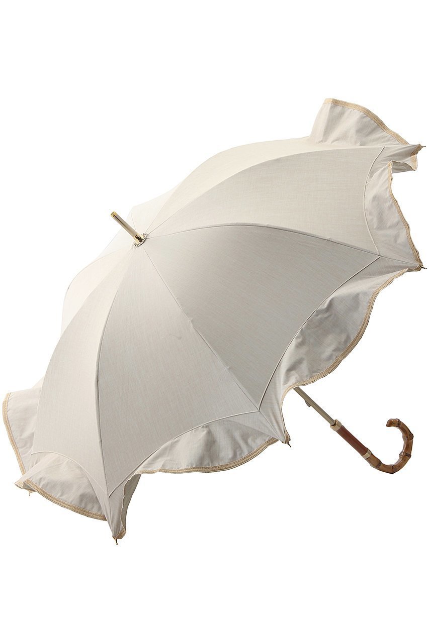 【グレイシー/Gracy】のGRC晴雨兼用S T/C Natural frill インテリア・キッズ・メンズ・レディースファッション・服の通販 founy(ファニー) 　ファッション　Fashion　レディースファッション　Fashion for Women　レイングッズ・傘・晴雨兼用傘　Umbrellas & Rain Gear　ウッド　Wooden Design　ハンカチ　Handkerchief, Hanky　フェミニン　Feminine, Girly　フリル　Frill, Ruffle　レース　Lace, Lace Fabric　傘　Umbrella, Parasol　夏　Summer　時計　Watch, Wristwatch　タン|ID: prp329100003393150 ipo3291000000032854976