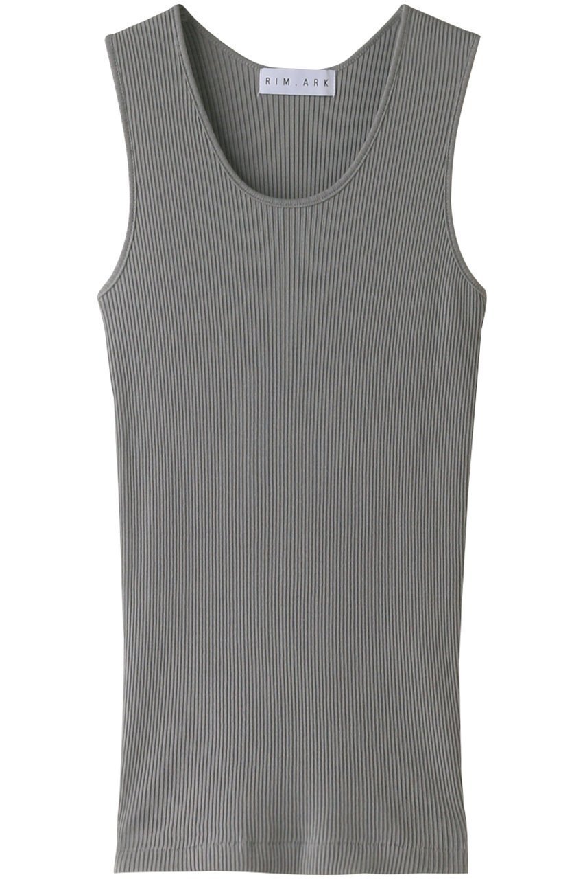 【リムアーク/RIM.ARK】のStandard rib tank/タンクトップ インテリア・キッズ・メンズ・レディースファッション・服の通販 founy(ファニー) 　ファッション　Fashion　レディースファッション　Ladies' Fashion Online　トップス・カットソー　Tops/Tshirt　キャミソール / ノースリーブ　No Sleeves　シャツ/ブラウス　Shirts/Blouses　ロング / Tシャツ　T-Shirts　カットソー　Cut and Sewn　キャミソール　Camisole　スタンダード　Standard　タンク　Tank　パイピング　Piping　エレガント 上品　Elegant　再入荷　Restock/Back In Stock/Re Arrival　グレー|ID: prp329100003399506 ipo3291000000032376710