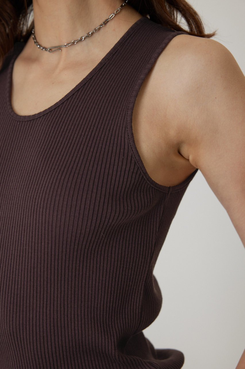 【リムアーク/RIM.ARK】のStandard rib tank/タンクトップ 人気、トレンドファッション・服の通販 founy(ファニー) 　ファッション　Fashion　レディースファッション　Ladies' Fashion Online　トップス・カットソー　Tops/Tshirt　キャミソール / ノースリーブ　No Sleeves　シャツ/ブラウス　Shirts/Blouses　ロング / Tシャツ　T-Shirts　カットソー　Cut and Sewn　キャミソール　Camisole　スタンダード　Standard　タンク　Tank　パイピング　Piping　エレガント 上品　Elegant　再入荷　Restock/Back In Stock/Re Arrival　other-7|ID: prp329100003399506 ipo3291000000032376720