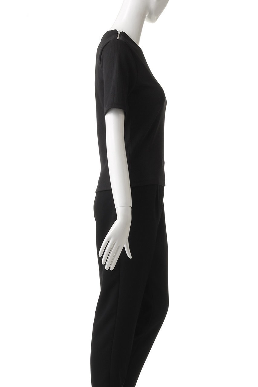 【リムアーク/RIM.ARK】のHalf design zip tops/トップス 人気、トレンドファッション・服の通販 founy(ファニー) ファッション Fashion レディースファッション Fashion for Women トップス・カットソー Cut & Sew Tops シャツ・ブラウス・オフィスカジュアル Elegant Blouses & Button-Ups ロングTシャツ・Tシャツ Longline T-Shirts & Tees カットソー・ベーシックTシャツ Cut-and-Sewn Tops / Stretch Tees & Basics なめらか Smooth, Silky Texture コンパクト Compact, Small Size ショート Short, Short Length スリーブ Sleeve, Long Sleeve / Short Sleeve ベーシック Basic, Essential メタル Metal, Metal Parts エレガント 上品 Elegant other-3|ID: prp329100003399507 ipo3291000000032890431