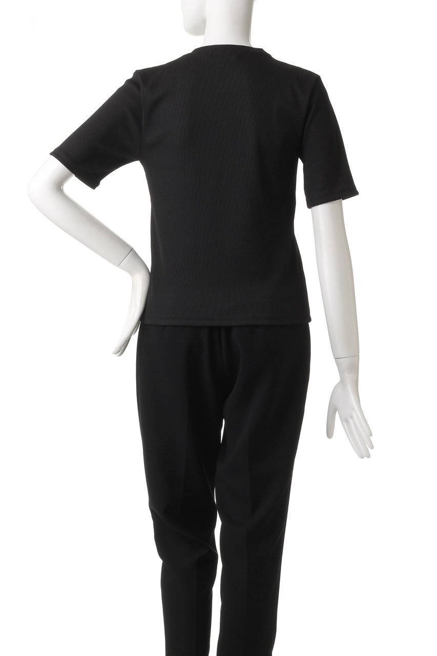 【リムアーク/RIM.ARK】のHalf design zip tops/トップス 人気、トレンドファッション・服の通販 founy(ファニー) ファッション Fashion レディースファッション Fashion for Women トップス・カットソー Cut & Sew Tops シャツ・ブラウス・オフィスカジュアル Elegant Blouses & Button-Ups ロングTシャツ・Tシャツ Longline T-Shirts & Tees カットソー・ベーシックTシャツ Cut-and-Sewn Tops / Stretch Tees & Basics なめらか Smooth, Silky Texture コンパクト Compact, Small Size ショート Short, Short Length スリーブ Sleeve, Long Sleeve / Short Sleeve ベーシック Basic, Essential メタル Metal, Metal Parts エレガント 上品 Elegant other-4|ID: prp329100003399507 ipo3291000000032890435