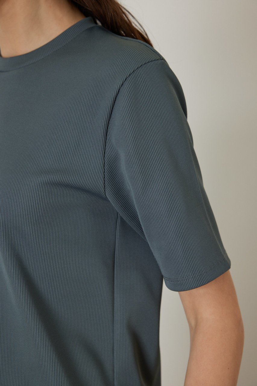 【リムアーク/RIM.ARK】のHalf design zip tops/トップス 人気、トレンドファッション・服の通販 founy(ファニー) ファッション Fashion レディースファッション Fashion for Women トップス・カットソー Cut & Sew Tops シャツ・ブラウス・オフィスカジュアル Elegant Blouses & Button-Ups ロングTシャツ・Tシャツ Longline T-Shirts & Tees カットソー・ベーシックTシャツ Cut-and-Sewn Tops / Stretch Tees & Basics なめらか Smooth, Silky Texture コンパクト Compact, Small Size ショート Short, Short Length スリーブ Sleeve, Long Sleeve / Short Sleeve ベーシック Basic, Essential メタル Metal, Metal Parts エレガント 上品 Elegant other-8|ID: prp329100003399507 ipo3291000000032890447