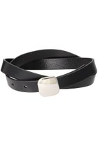 【リムアーク/RIM.ARK】のSimply leather belt/ベルト シルバー|ID: prp329100003399511 ipo3291000000027134423