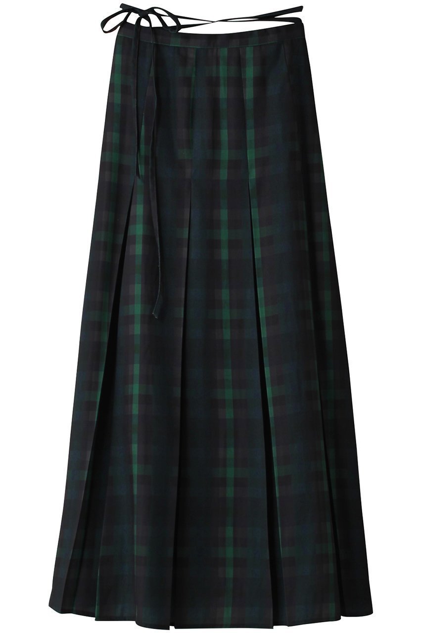 【リムアーク/RIM.ARK】のGeometric grid SK/スカート 人気、トレンドファッション・服の通販 founy(ファニー) 　ファッション　Fashion　レディースファッション　Fashion for Women　スカート　Skirts　ロングスカート　Long Skirts / Maxi & Midi Skirts　スタイリッシュ　Stylish, Fashionable　セットアップ　Set-Up, Coordinated Outfit　チェック　Check, Plaid, Tartan　フェミニン　Feminine, Girly　プリント　Print, Printed Pattern　プリーツ　Pleats, Pleated　ボックス　Boxy, Box Shape　ロング　Long, Long-Length　 other-1|ID: prp329100003399515 ipo3291000000035693950