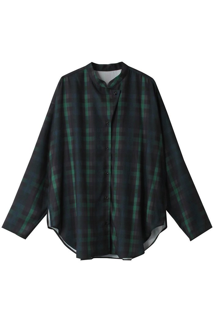 【リムアーク/RIM.ARK】のGeometric grid SH/シャツ インテリア・キッズ・メンズ・レディースファッション・服の通販 founy(ファウニー) https://founy.com/ ファッション Fashion レディースファッション Fashion for Women トップス・カットソー Cut & Sew Tops シャツ・ブラウス・オフィスカジュアル Elegant Blouses & Button-Ups スリーブ Sleeve, Long Sleeve / Short Sleeve セットアップ Set-Up, Coordinated Outfit チェック Check, Plaid, Tartan プリント Print, Printed Pattern マニッシュ Mannish, Boyish ロング Long, Long-Length |ID: prp329100003399519 ipo3291000000036841499