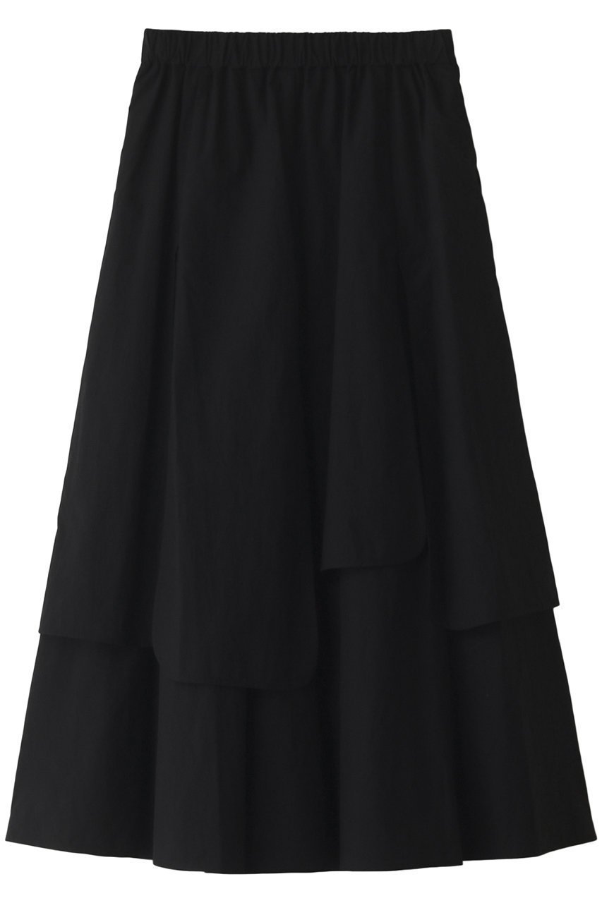 【ナゴンスタンス/nagonstans】のWashedタイプライター ティアード SK/スカート インテリア・キッズ・メンズ・レディースファッション・服の通販 founy(ファニー) 　ファッション　Fashion　レディースファッション　Fashion for Women　スカート　Skirts　ロングスカート　Long Skirts / Maxi & Midi Skirts　タイプライター　Typewriter Fabric, Crisp Cotton　ティアード　Tiered, Tiered Style　ポケット　Pocket, Pocket Detail　ランダム　Random, Irregular　リラックス　Relax, Relaxed Fit　ロング　Long, Long-Length　ワイド　Wide, Wide Fit　Black|ID: prp329100003399534 ipo3291000000032936933