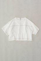 【メゾンスペシャル/MAISON SPECIAL】のカラーステッチショートTシャツ WHT(ホワイト)|ID:prp329100003399561