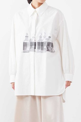 【プレインピープル/PLAIN PEOPLE】 ボトルプリントシャツ人気、トレンドファッション・服の通販 founy(ファニー) ファッション Fashion レディースファッション WOMEN トップス・カットソー Tops/Tshirt シャツ/ブラウス Shirts/Blouses 2023年 2023 2023-2024秋冬・A/W AW/Autumn/Winter//FW/Fall-Winter/2023-2024 A/W・秋冬 AW・Autumn/Winter・FW・Fall-Winter ギャザー シンプル スリーブ タイプライター プリント ロング ヴィンテージ |ID:prp329100003402265